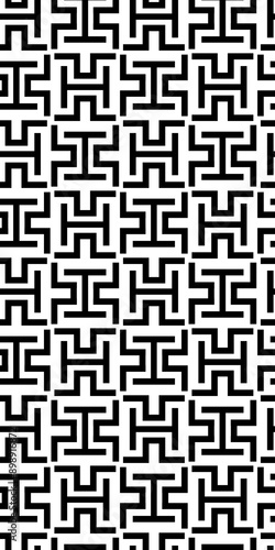 black and white seamless pattern