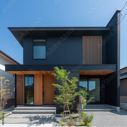 日本のモダンな戸建住宅