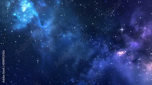 starry night sky fully with the stars isolated on white background, space for captions, png