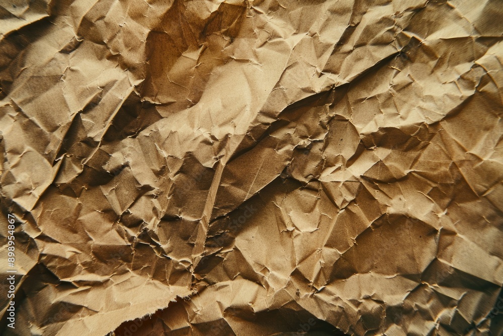 A close-up view of a piece of brown paper with subtle texture and natural fibers visible A close-up view of a piece of brown paper with subtle texture and natural fibers visible