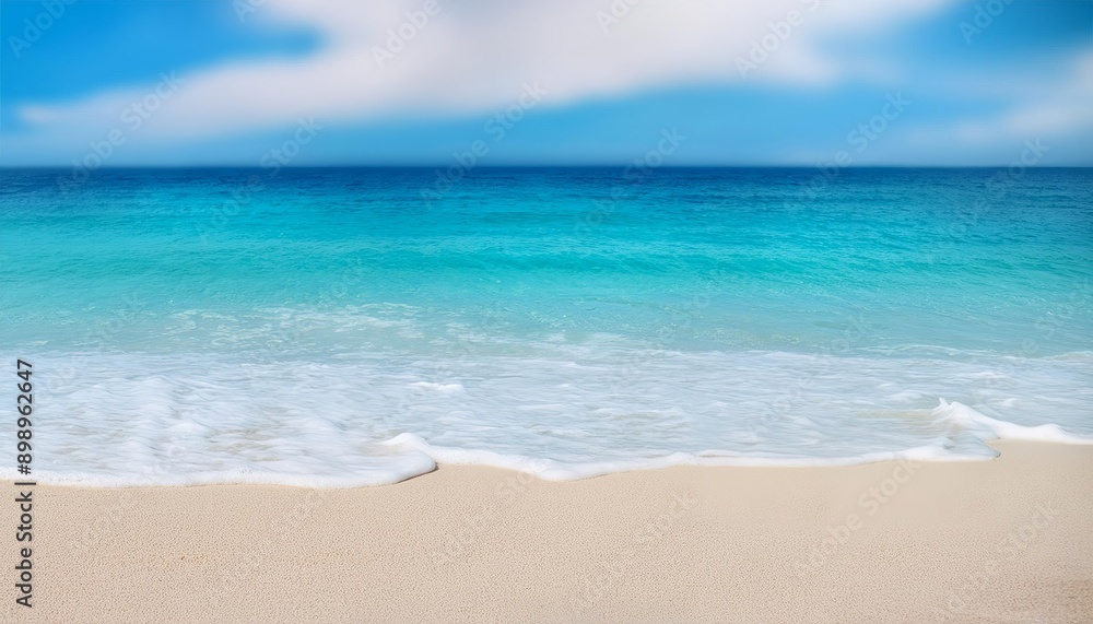 Beautiful summer background with a sandy beach and blue sea. The concept of vacation Beautiful summer background with a sandy beach and blue sea. The concept of vacation