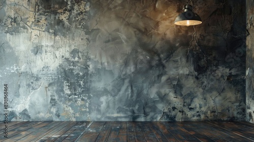 Textured plaster backdrop vintage light space