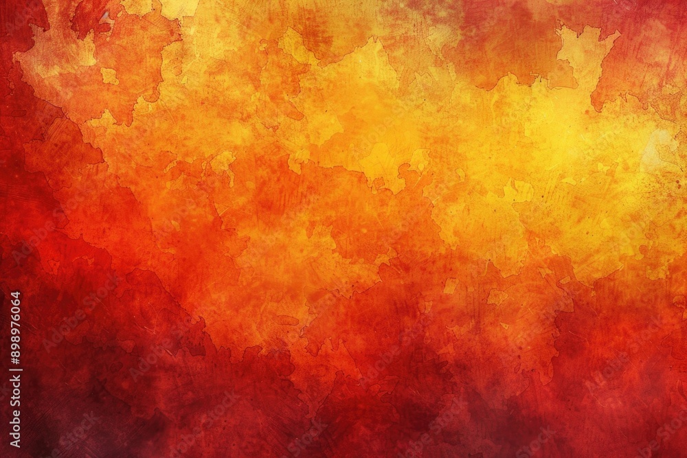 A bright red and yellow background with a deep red sky, ideal for use in designs where bold colors are needed A bright red and yellow background with a deep red sky, ideal for use in designs where bold colors are needed