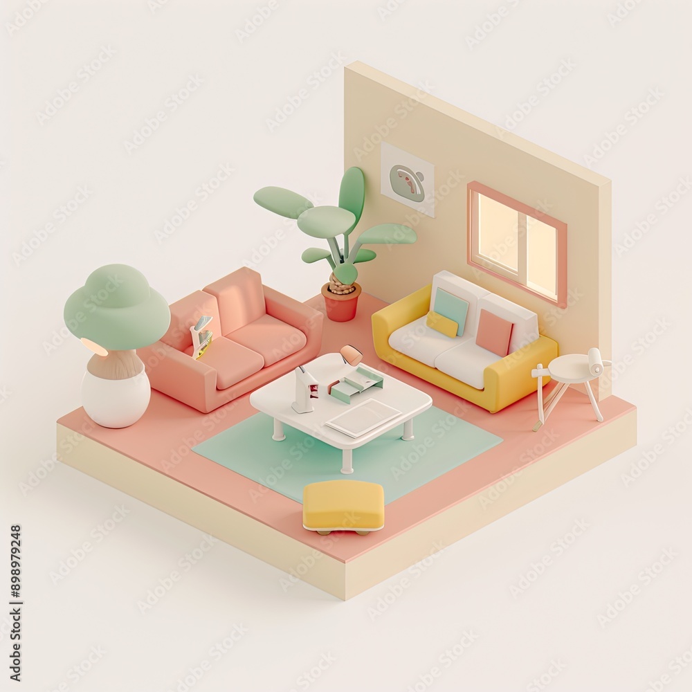 Isometric View, Perspective, Reviews, Simple, Complete, Cute, Small, White Background, Toy Isometric, 3D, Soft Flowing Lighting, Isometric View, Perspective, Reviews, Simple, Complete, Cute, Small, White Background, Toy Isometric, 3D, Soft Flowing Lighting,
