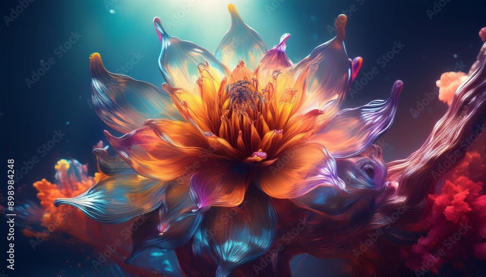 A magical water lily flower, often found floating serenely on the surface of tranquil ponds and lakes, embodies an ethereal beauty that captivates onlookers.
A magical water lily flower, often found floating serenely on the surface of tranquil ponds and lakes, embodies an ethereal beauty that captivates onlookers.