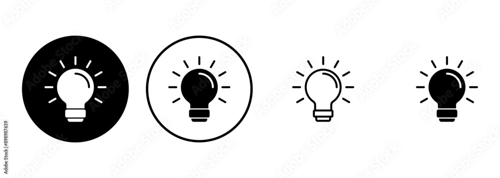 Lamp icon set. Light bulb icon vector. idea symbol. Lamp icon set. Light bulb icon vector. idea symbol.