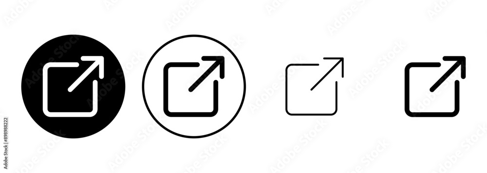External link icon set. link icon vector. hyperlink symbol External link icon set. link icon vector. hyperlink symbol
