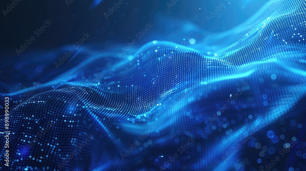 Modern blue abstract background with dynamic glowing lines, showcasing data technology concepts. Modern blue abstract background with dynamic glowing lines, showcasing data technology concepts.