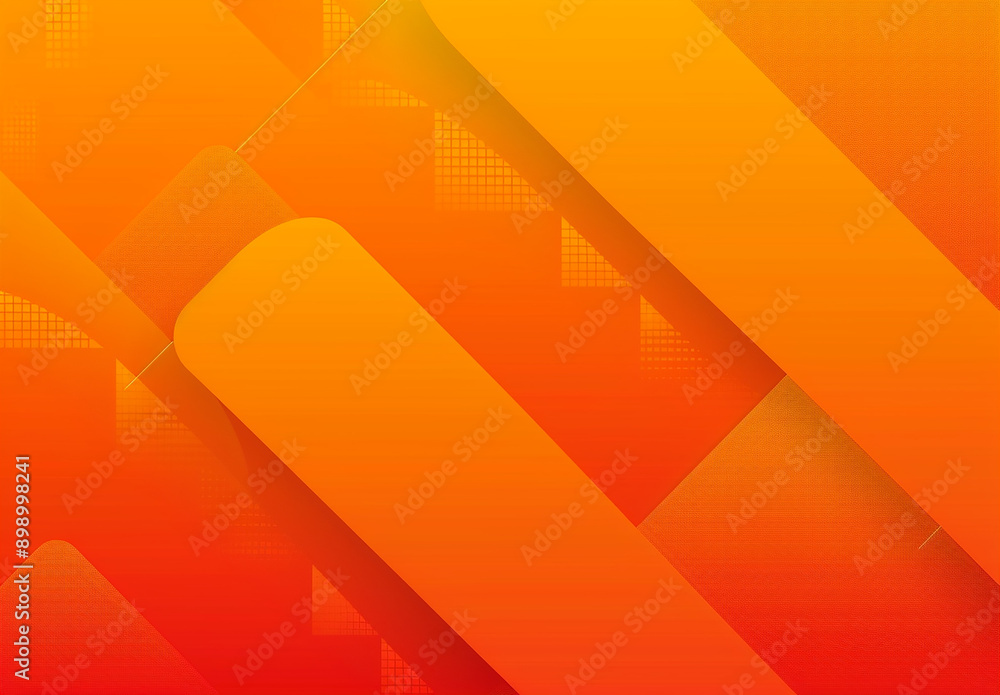 Abstract Geometric Orange and Yellow Background Abstract Geometric Orange and Yellow Background