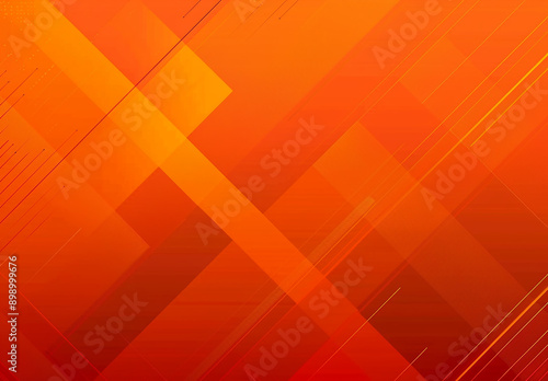 Abstract Geometric Orange and Yellow Background