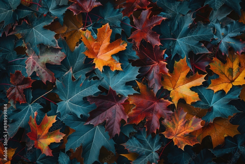 A close-up shot of a cluster of leaves, perfect for use in nature-related compositions or as a detailed illustration A close-up shot of a cluster of leaves, perfect for use in nature-related compositions or as a detailed illustration