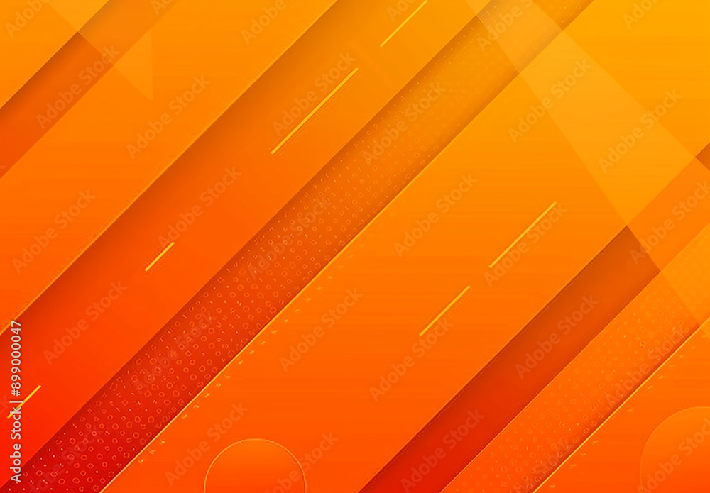 Abstract Geometric Orange and Yellow Background Abstract Geometric Orange and Yellow Background