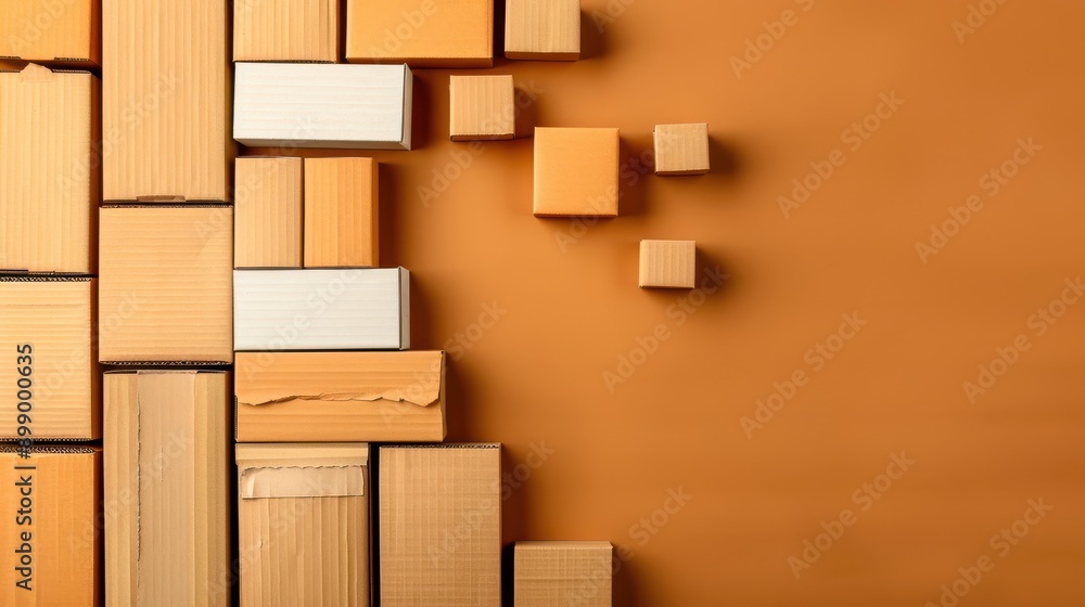 Minimalist Abstract Wooden Blocks Composition Minimalist Abstract Wooden Blocks Composition