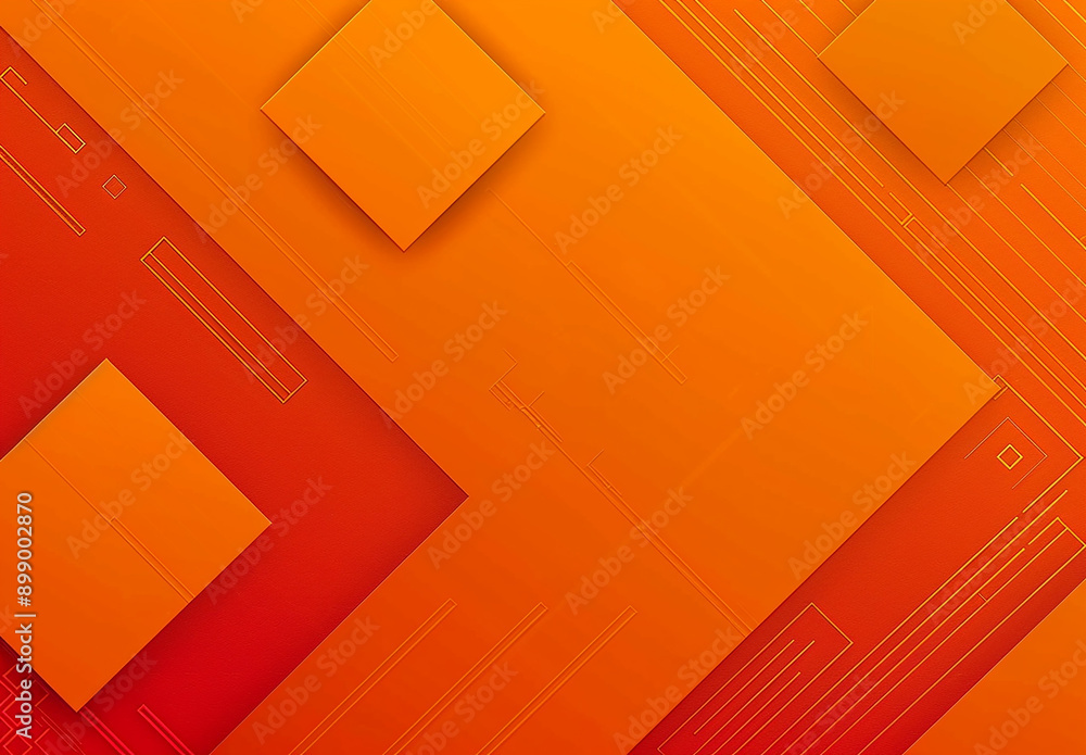 Abstract Geometric Orange and Yellow Background Abstract Geometric Orange and Yellow Background