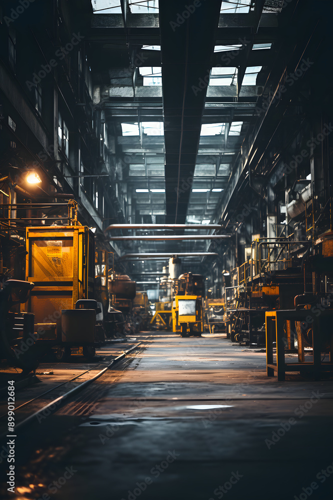 photo of a factory, interior of a factory photo of a factory, interior of a factory