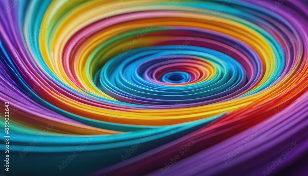 Abstract Rainbow Spiral Abstract Rainbow Spiral