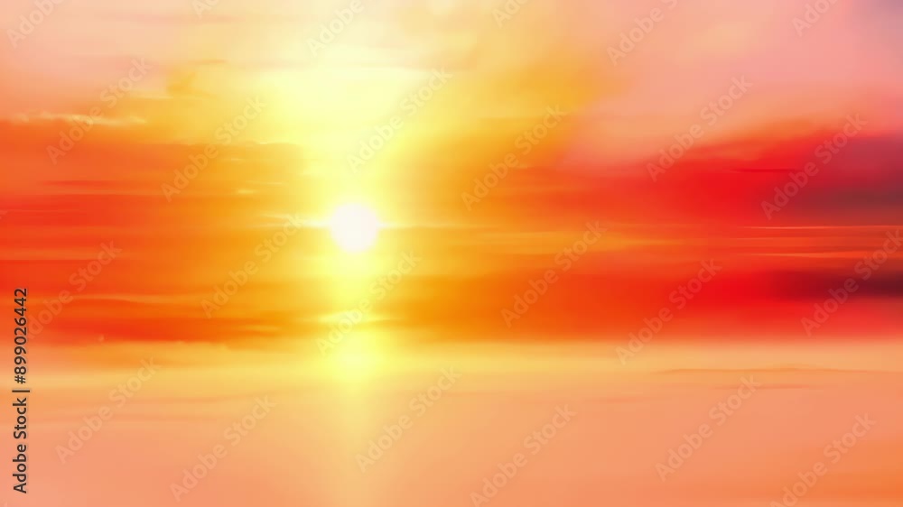 A burst of fiery oranges and intense yellows reflecting the energy and vitality of a summer sunrise. A burst of fiery oranges and intense yellows reflecting the energy and vitality of a summer sunrise.