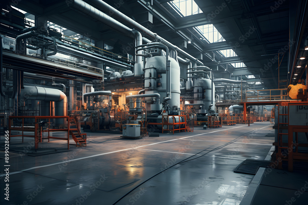 photo of a factory, factory from the inside photo of a factory, factory from the inside