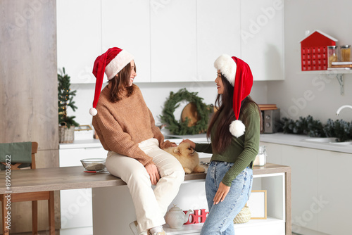 Young lesbian couple with S...