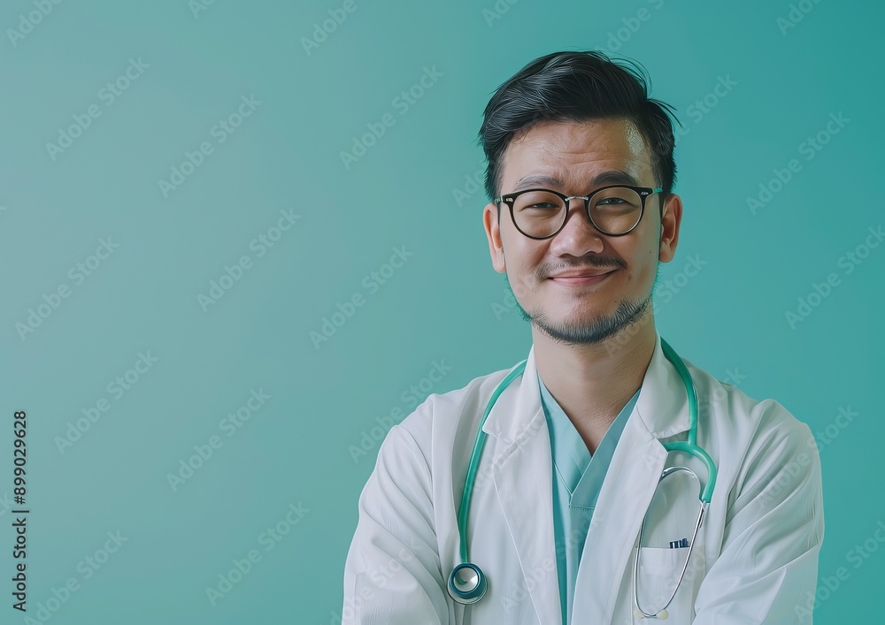 Smiling Doctor with Stethoscope Smiling Doctor with Stethoscope