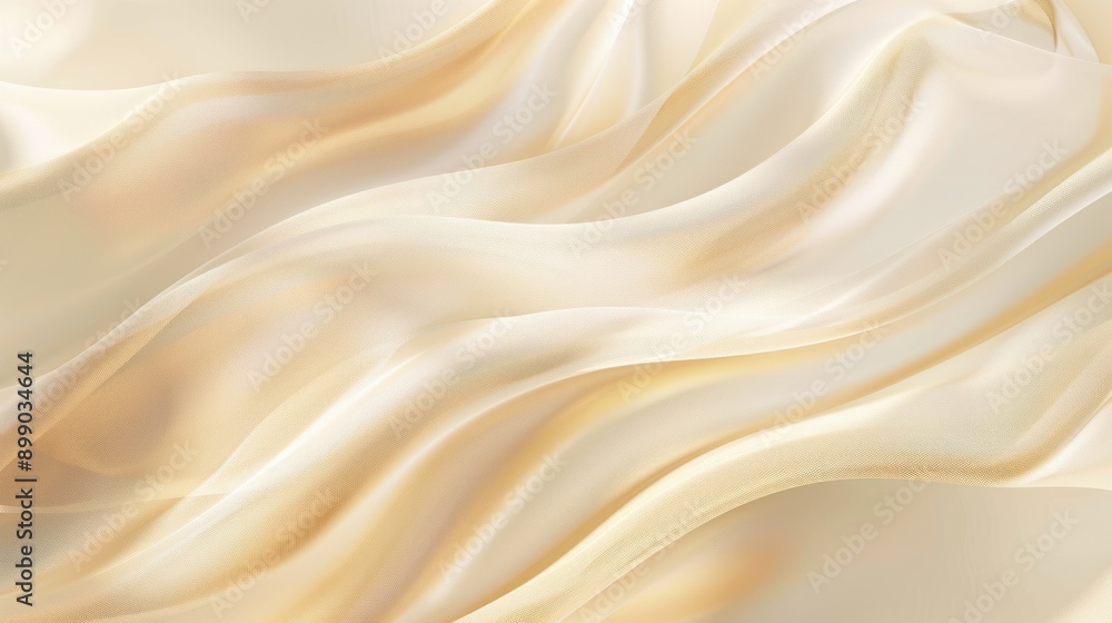 Abstract Draped Fabric in Soft Golden Hues Abstract Draped Fabric in Soft Golden Hues