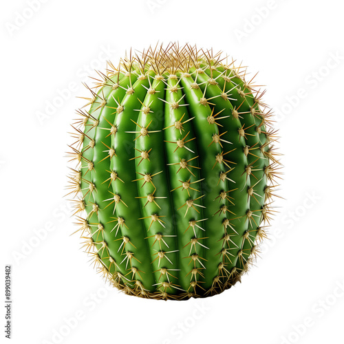 Green Cactus Isolated On Transparent Background