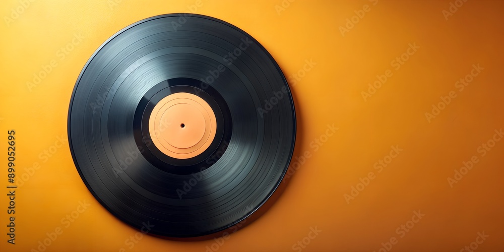 Fototapeta premium Schallplatte Vinyl Schellack Vinylscheibe Scheibe Platte AI Generative