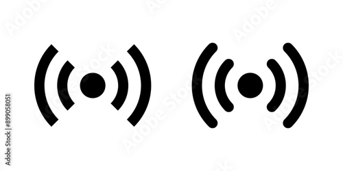 Wi-Fi signal icon set
