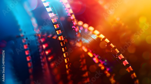 Abstract Film Background – Cinema or Movie Concept.