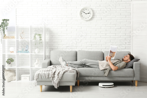 Modern robot vacuum cleaner...