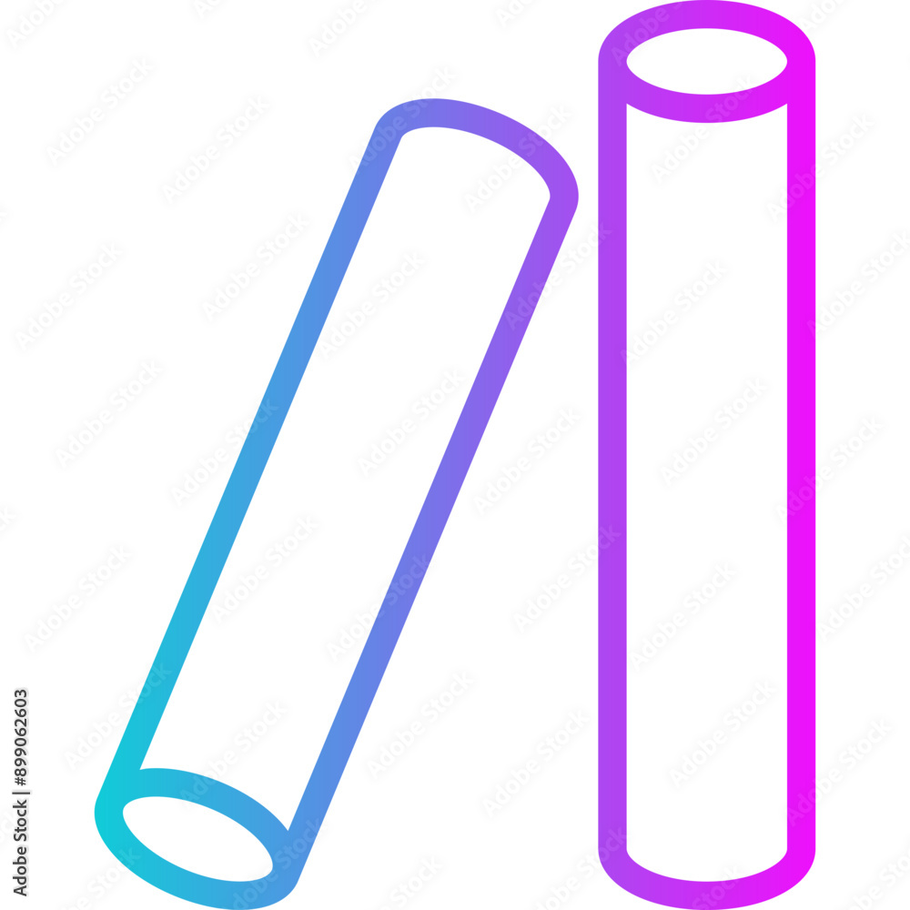 Chalk Gradient Icon Design Vector Chalk Gradient Icon Design Vector