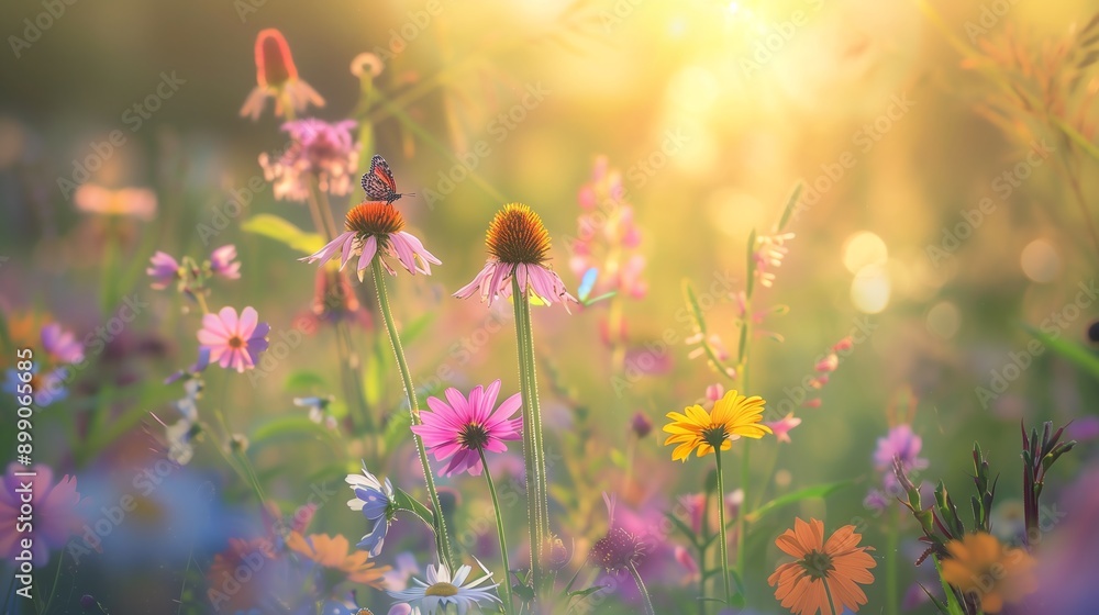 Wildflower Glow: Illuminating Biodiversity in a Serene Meadow Wildflower Glow: Illuminating Biodiversity in a Serene Meadow