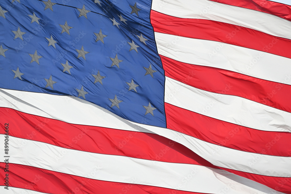Obraz premium American Flag Closeup