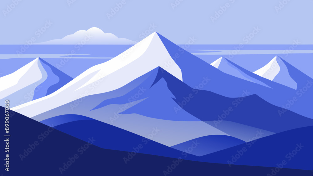 Mountain landscape vector illustration Mountain landscape vector illustration