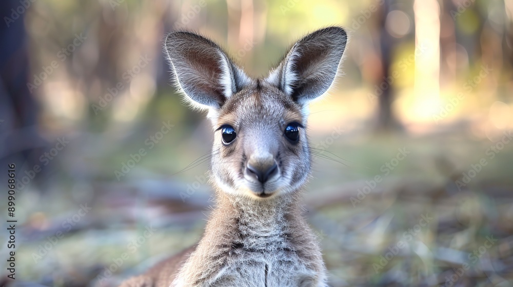 Fototapeta premium Close Up of a Baby Kangaroo