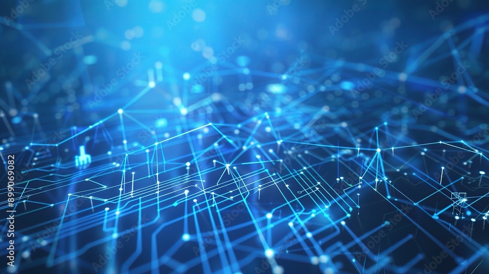 Dazzling Blue Technology Background: Showcasing Advanced and Innovative Technological Elements Dazzling Blue Technology Background: Showcasing Advanced and Innovative Technological Elements