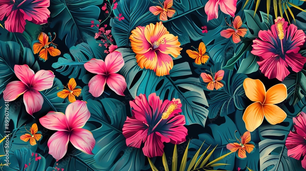 Summer pattern wallpaper Summer pattern wallpaper