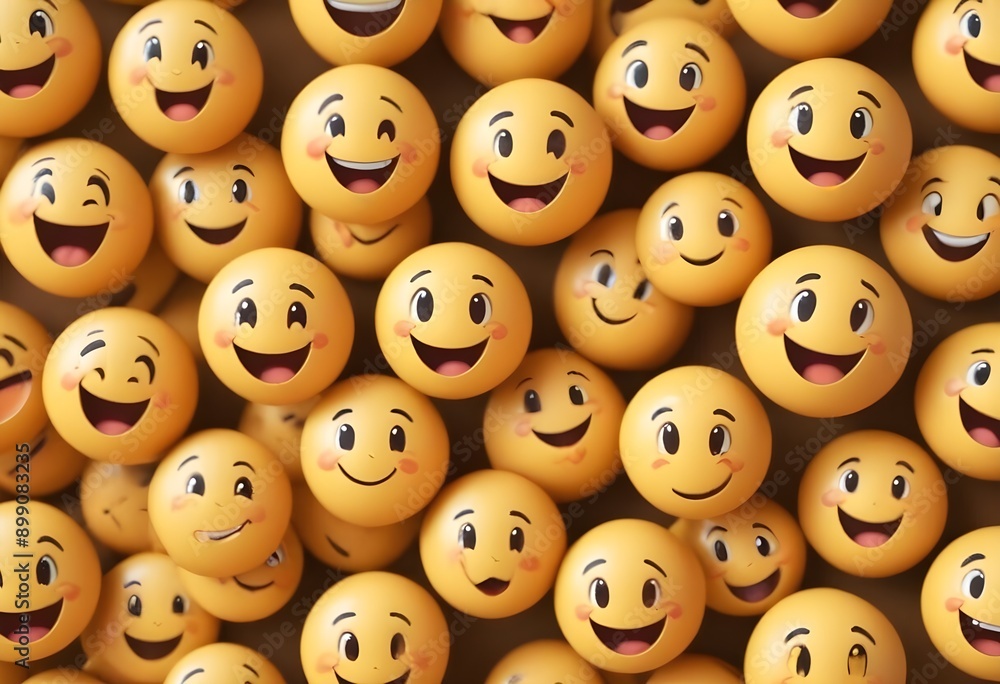 Set of smiles. set of smile emojis with different color and expressions and different styles including smile laughing ,shouting,smiling with fun.
Set of smiles. set of smile emojis with different color and expressions and different styles including smile laughing ,shouting,smiling with fun.
