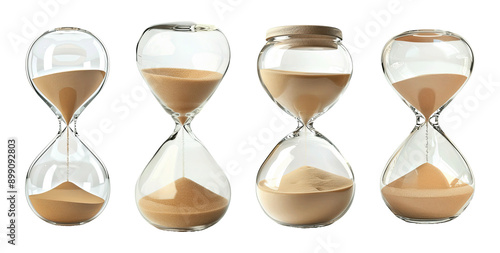 Collection of sand hourglass 