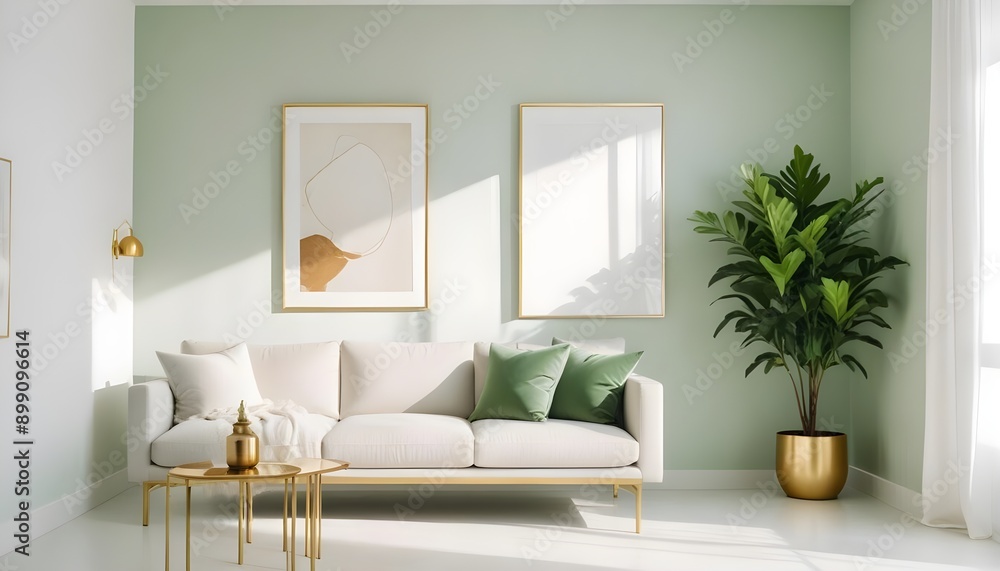 Photo interior modern design room 3d illustration Photo interior modern design room 3d illustration