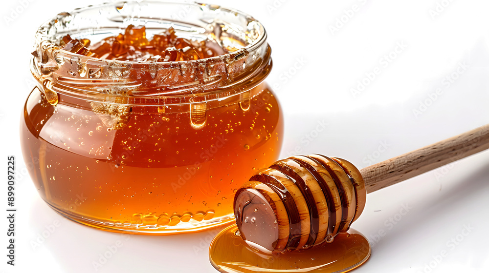 jar of honey with dipper, PNG file, transparent background jar of honey with dipper, PNG file, transparent background