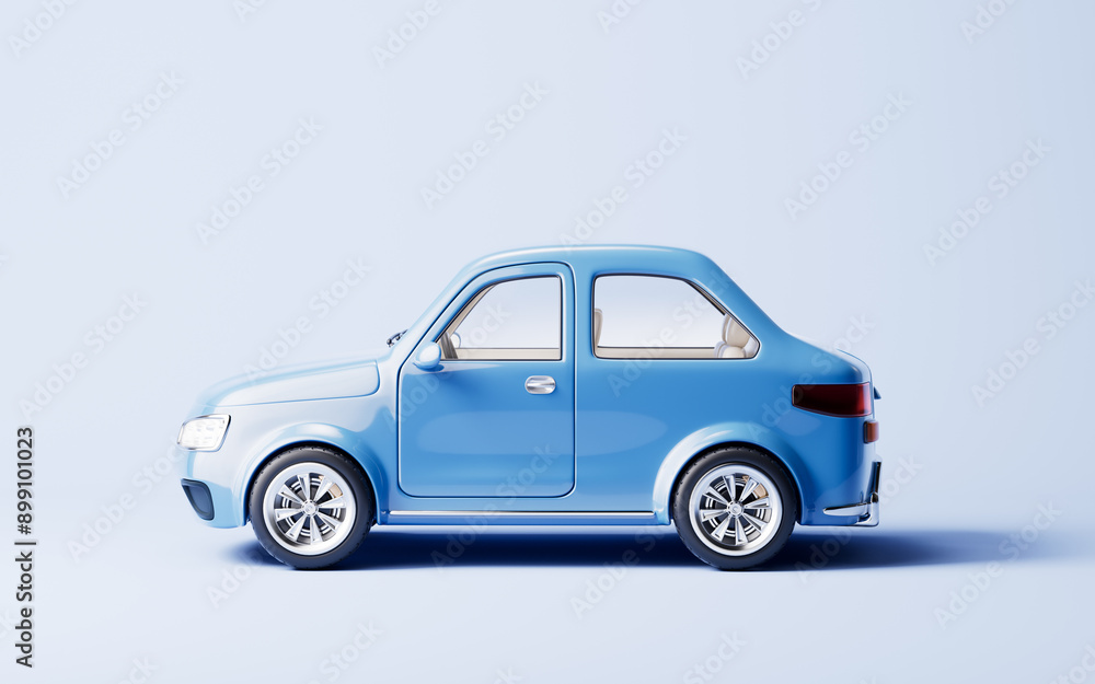 Realistic 3D style automobile car, 3d rendering. Realistic 3D style automobile car, 3d rendering.