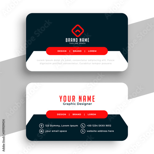 modern corporate business card template a perfect stationery