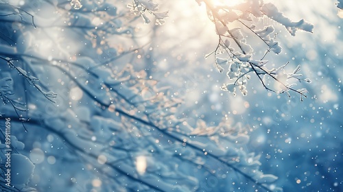 Winter pattern wallpaper