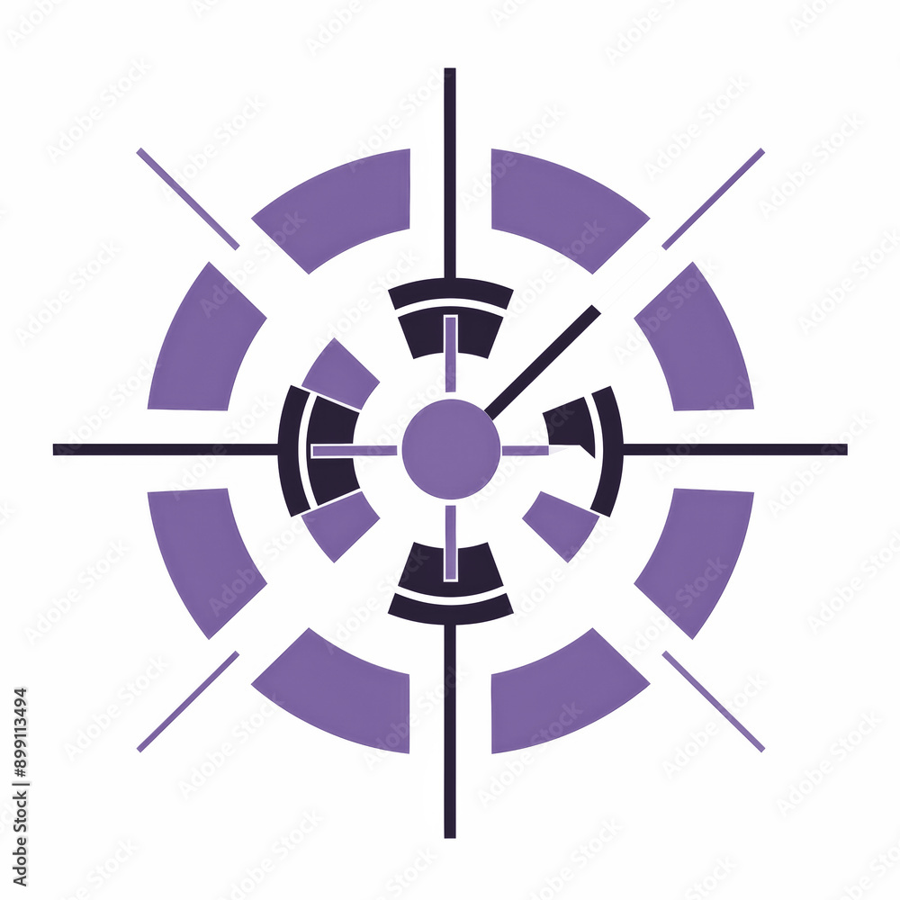Obraz premium Precision Crosshairs - Icon Concept for International Shooting Sports