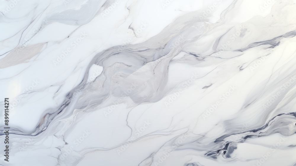 A high-resolution white marble background featuring a blend of fine and bold veins, exuding elegance and purity A high-resolution white marble background featuring a blend of fine and bold veins, exuding elegance and purity