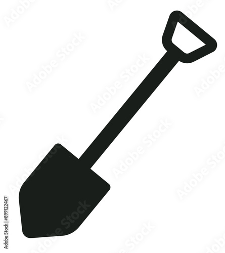 shovel and spade silhouette