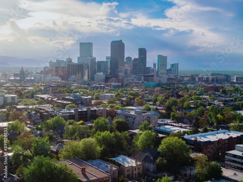 Central East Denver, and downtown Denver, Colorado, United States of America. photo