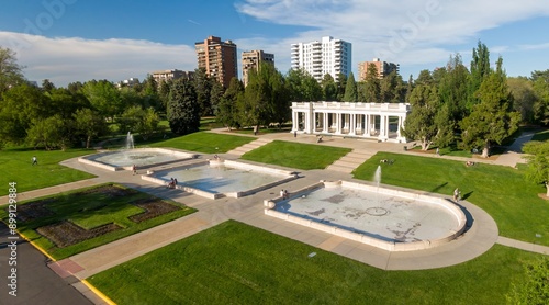 The Pavillion at Cheeseman Park, Denver, Colorado, United States of America.