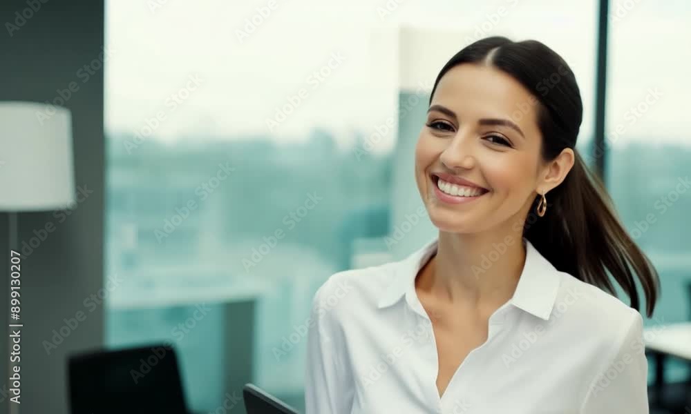 portrait of a smiling businesswoman portrait of a smiling businesswoman